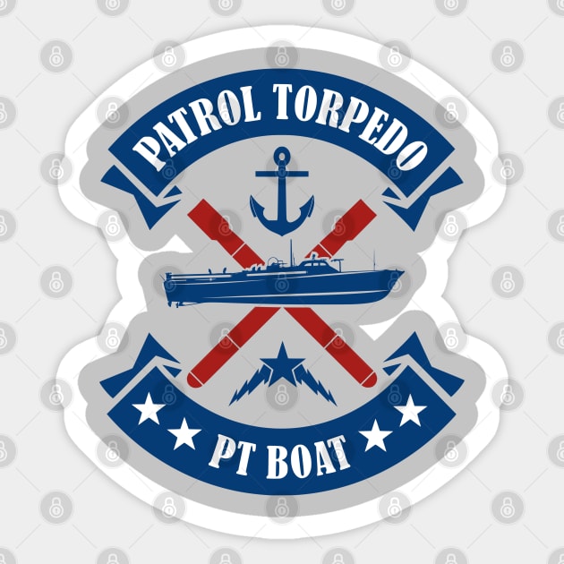 Patrol Torpedo PT Boat Sticker by TCP